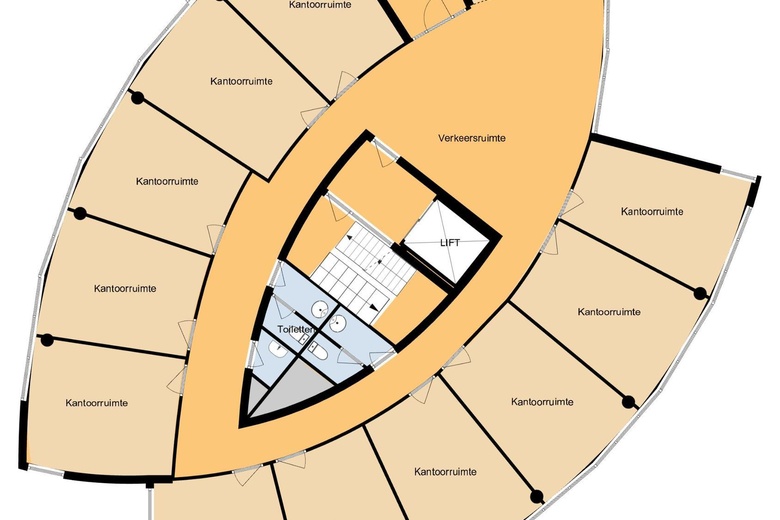 KantoorruimteaanLaan der Continenten 172 - 184<br/> inAlphen aan den Rijn