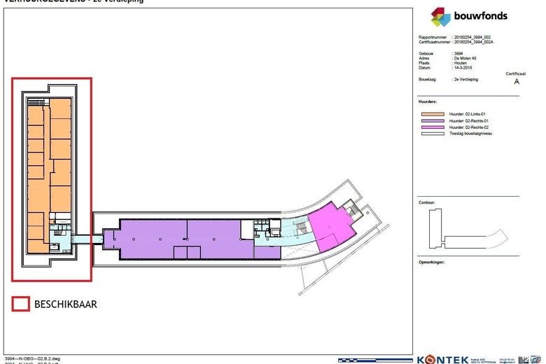 KantoorruimteaanDe Molen 48<br/> inHouten