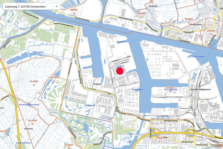 BedrijfsruimteaanLatexweg 7<br/> inAmsterdam