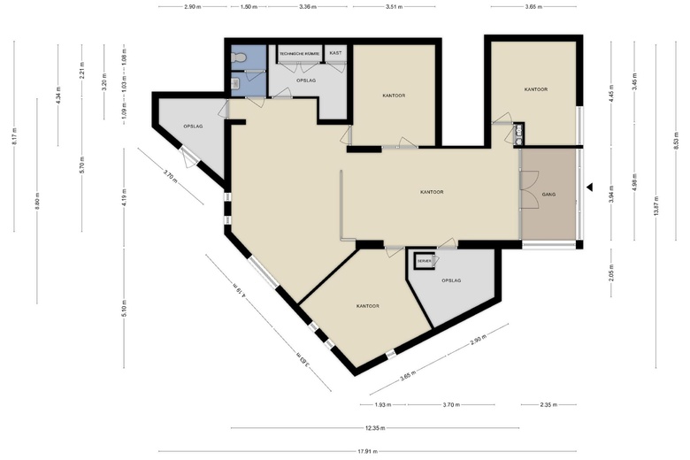 KantoorruimteaanWilhelminastraat 25<br/> inOldenzaal