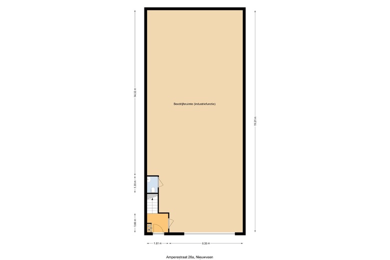BedrijfsruimteaanAmperestraat 26 a<br/> inNieuwveen BedrijfsruimteaanAmperestraat 26 a<br/> inNieuwveen