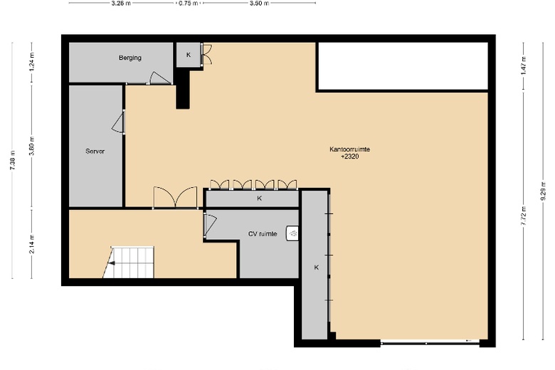 KantoorruimteaanStationsweg 84<br/> inHerkenbosch