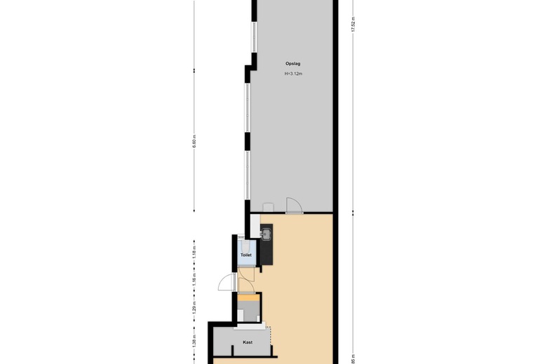 Winkelruimteaan's-Gravelandseweg 29<br/> inHilversum