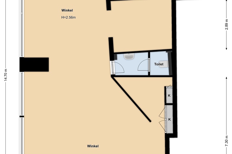 WinkelruimteaanKerkstraat 2<br/> inBussum