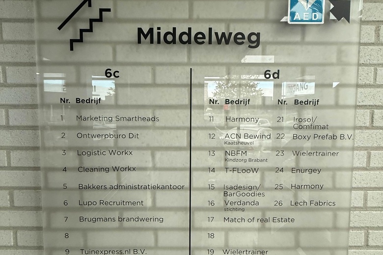 KantoorruimteaanMiddelweg 6 C<br/> inNieuwkuijk