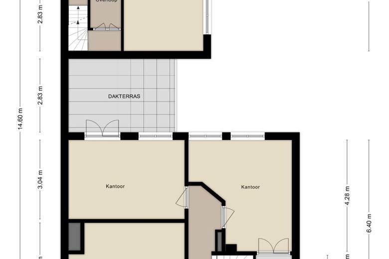 KantoorruimteaanHerenstraat 16<br/> inMiddelburg