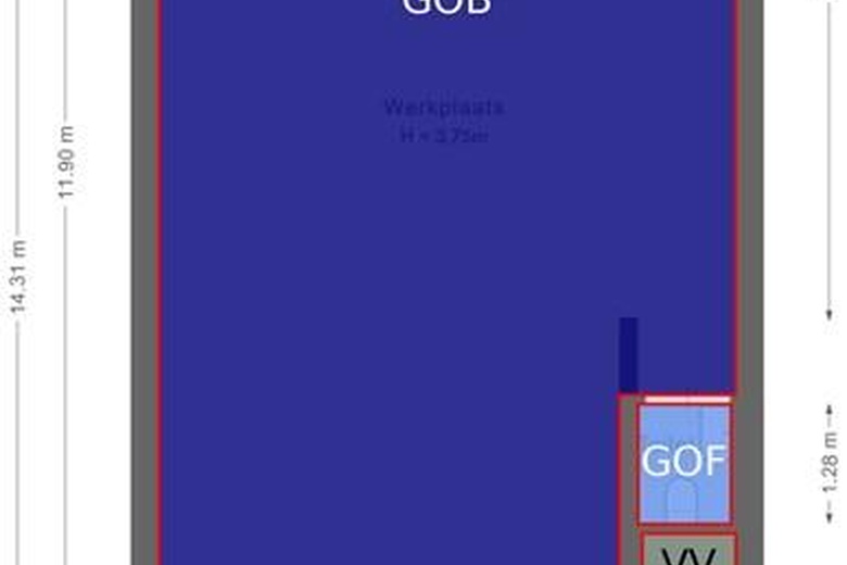 BedrijfsruimteaanStaringlaan 14 D<br/> inWaddinxveen