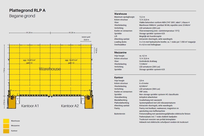 BedrijfsruimteaanVoltaweg 3<br/> inHellevoetsluis