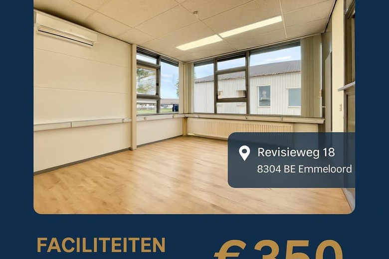 KantoorruimteaanRevisieweg 18<br/> inEmmeloord KantoorruimteaanRevisieweg 18<br/> inEmmeloord