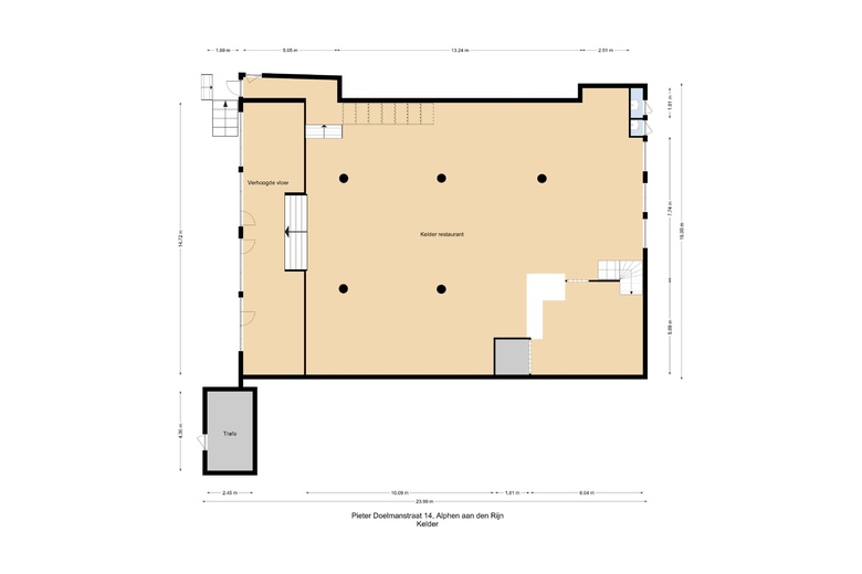 WinkelruimteaanPieter Doelmanstraat 14<br/> inAlphen aan den Rijn