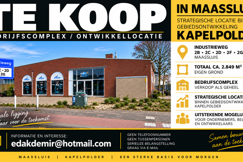 Bedrijfsruimte te koop Maassluis - Industrieweg 2