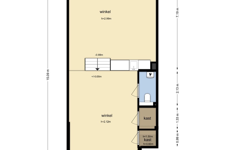 WinkelruimteaanBilderdijkstraat 196 H<br/> inAmsterdam