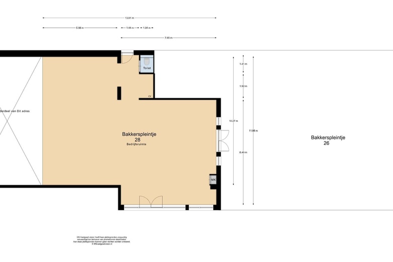 WinkelruimteaanBakkerspleintje 28<br/> inCastricum WinkelruimteaanBakkerspleintje 28<br/> inCastricum