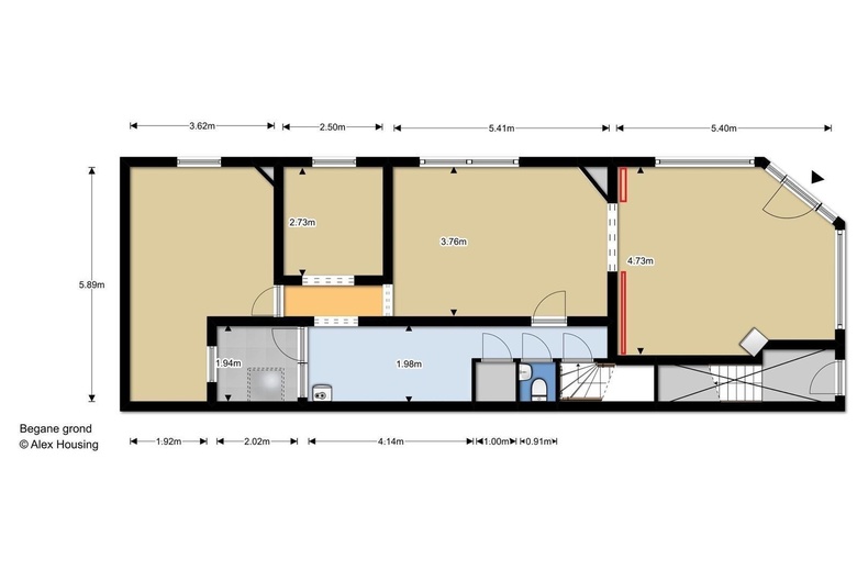WinkelruimteaanAert van der Goesstraat 29<br/> inDen Haag