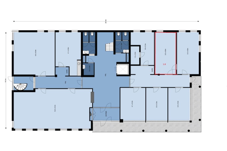 KantoorruimteaanHoeflingweg 5<br/> inLochem