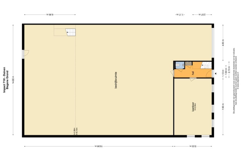 BedrijfsruimteaanImpact 71 h<br/> inDuiven BedrijfsruimteaanImpact 71 h<br/> inDuiven