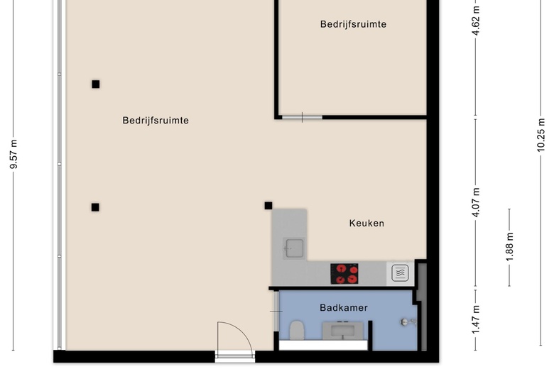 BedrijfsruimteaanUiterwaardenstraat 39 A<br/> inElburg