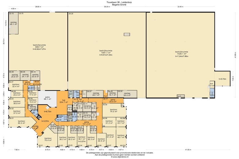 KantoorruimteaanTouwbaan 38<br/> inLeiderdorp