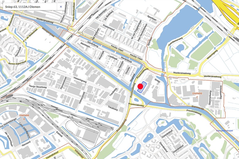 BedrijfsruimteaanSniep 63<br/> inDiemen
