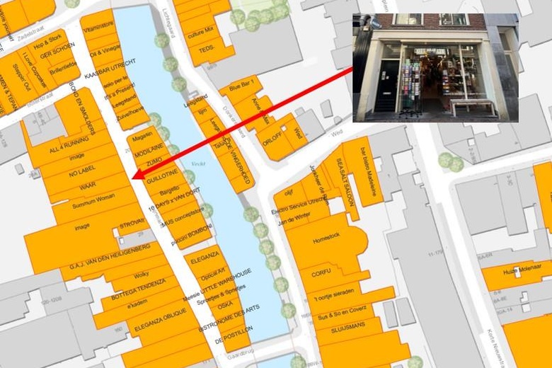 WinkelruimteaanLijnmarkt 21<br/> inUtrecht