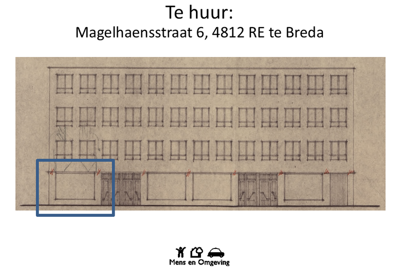 WinkelruimteaanMagelhaensstraat 6<br/> inBreda