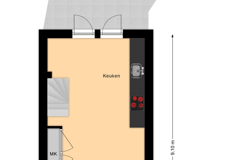 WinkelruimteaanNieuwstraat 17<br/> inSluis WinkelruimteaanNieuwstraat 17<br/> inSluis