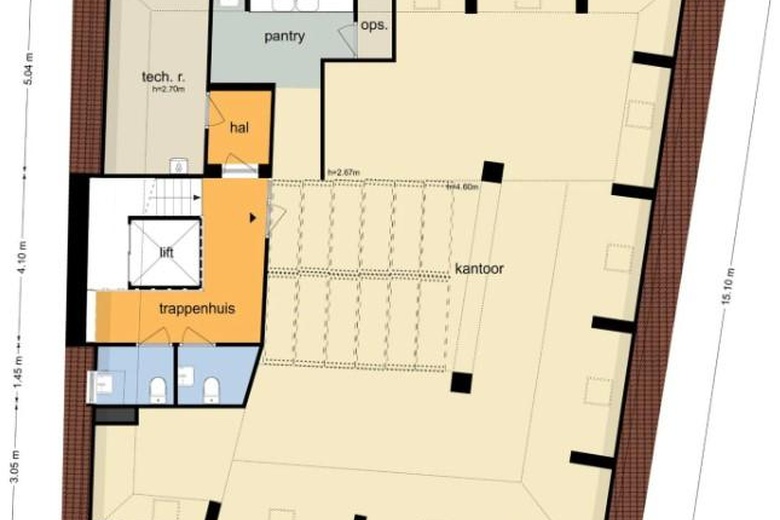 KantoorruimteaanTurfstraat 1 3<br/> inArnhem