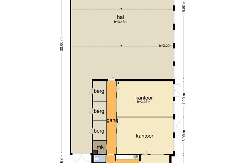 KantoorruimteaanCardanuslaan 24<br/> inDoorwerth KantoorruimteaanCardanuslaan 24<br/> inDoorwerth