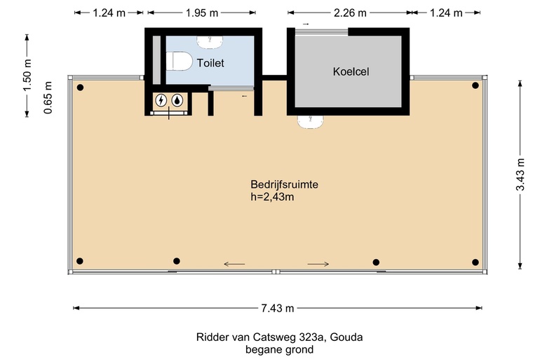 WinkelruimteaanRidder van Catsweg 323 a<br/> inGouda