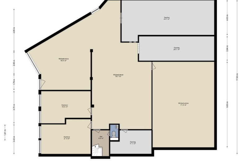 WinkelruimteaanKerkbuurt 38<br/> inSliedrecht WinkelruimteaanKerkbuurt 38<br/> inSliedrecht