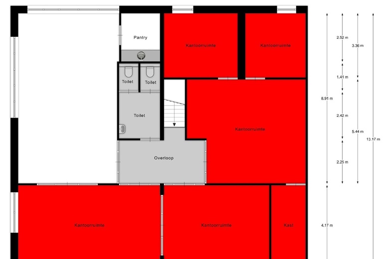 KantoorruimteaanProf.van der Waalsstraat 3 B<br/> inAlkmaar