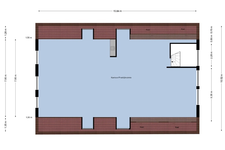 KantoorruimteaanKerkstraat 17<br/> inLoon op Zand