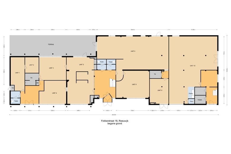 KantoorruimteaanFokkerstraat 18<br/> inReeuwijk