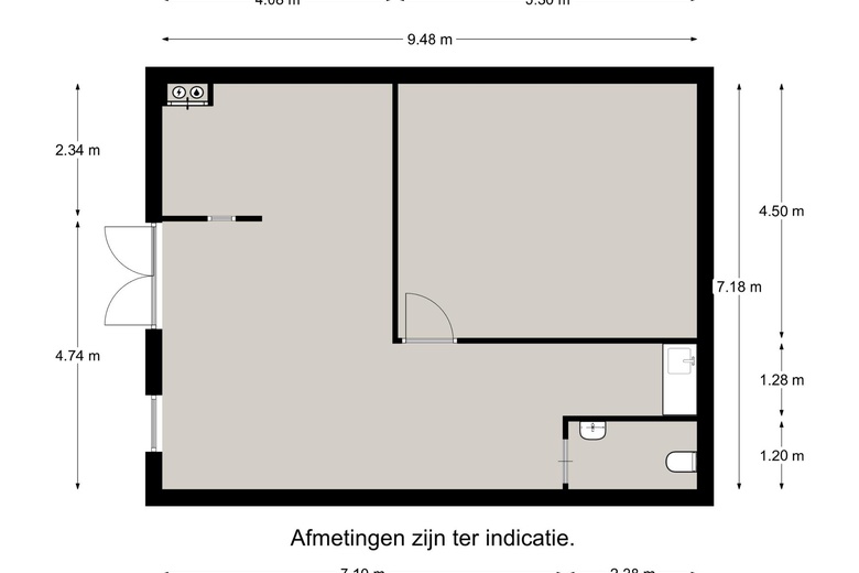 WinkelruimteaanDorpsstraat 22 A<br/> inZoeterwoude WinkelruimteaanDorpsstraat 22 A<br/> inZoeterwoude