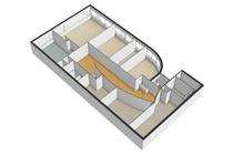 Bekijk foto 2 van eenheid 1 aan de Rhoneweg 16 in Amsterdam