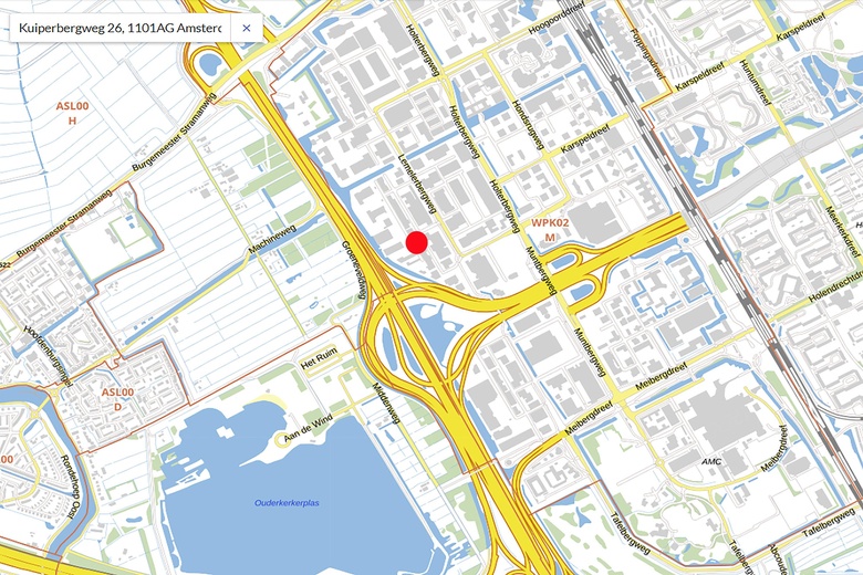 KantoorruimteaanKuiperbergweg 26<br/> inAmsterdam