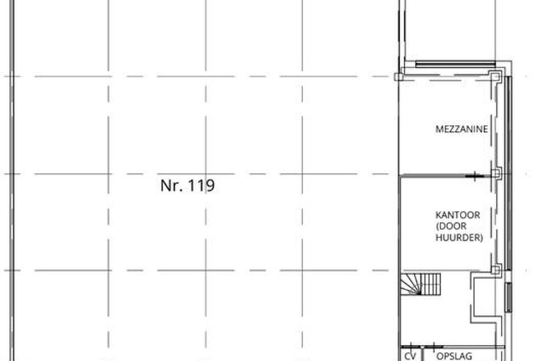 BedrijfsruimteaanHaarlemmerstraatweg 119<br/> inHalfweg