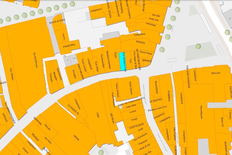 WinkelruimteaanHeuvelstraat 7<br/> inTilburg
