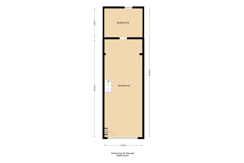 BedrijfsruimteaanFokkerstraat 25<br/> inReeuwijk