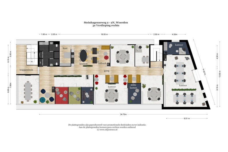 KantoorruimteaanSteinhagenseweg 2A t/m 2N 0 ong<br/> inWoerden