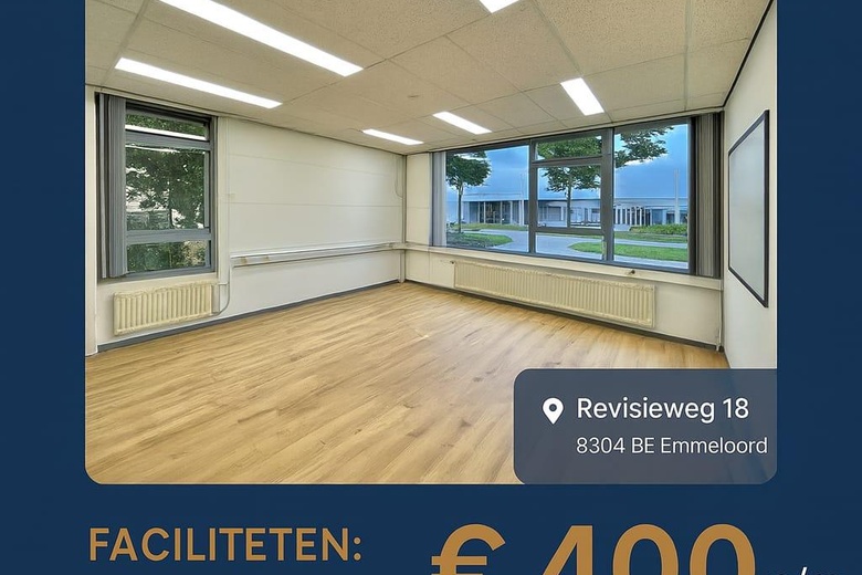 KantoorruimteaanRevisieweg 18<br/> inEmmeloord KantoorruimteaanRevisieweg 18<br/> inEmmeloord