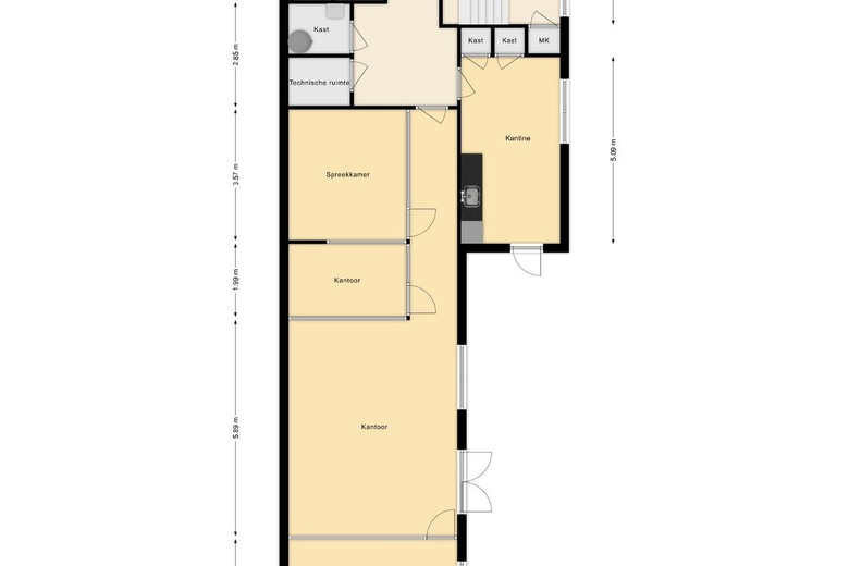 KantoorruimteaanMarkt 13<br/> inOud-Gastel