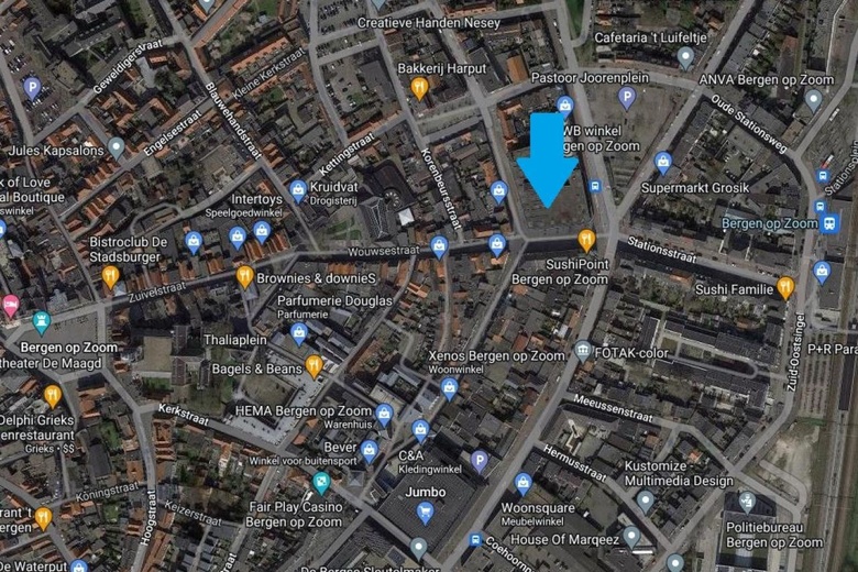 WinkelruimteaanStationsstraat 1<br/> inBergen op Zoom