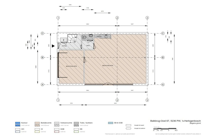 BedrijfsruimteaanBalkbrug-Oost 67<br/> inDen Bosch