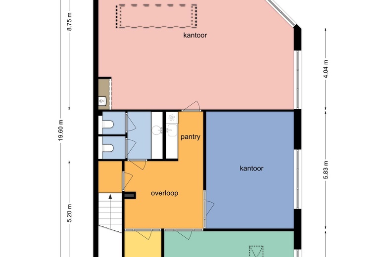 KantoorruimteaanM.C. van Voordenstraat 12<br/> inDe Rijp