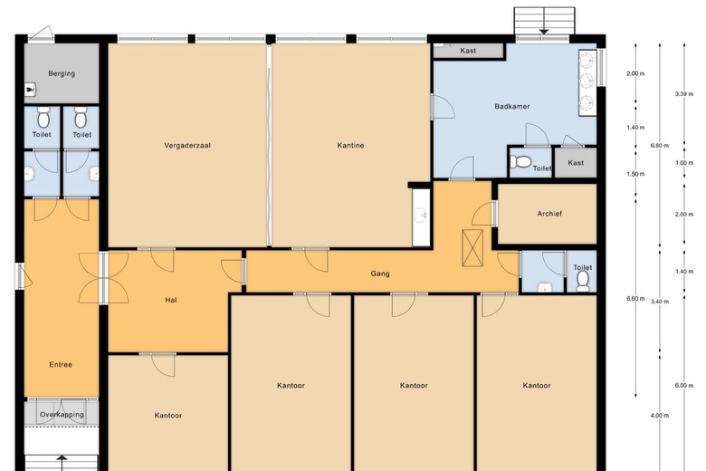 KantoorruimteaanEendrachtstraat 31<br/> inTerschuur