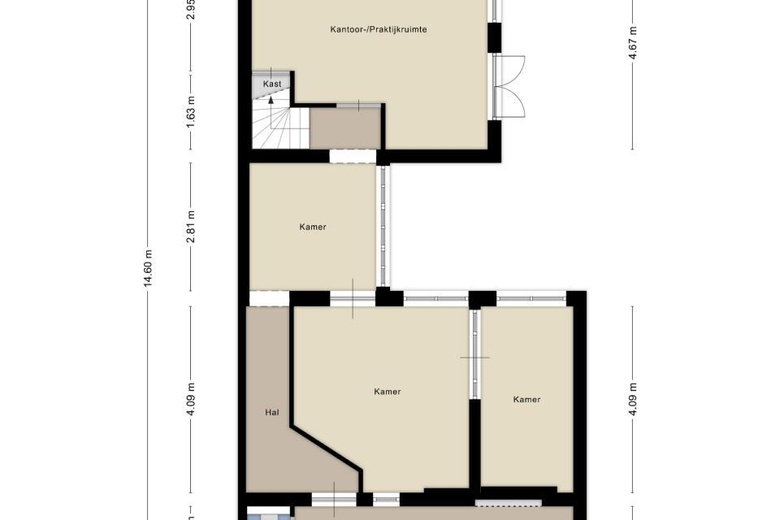 KantoorruimteaanHerenstraat 16<br/> inMiddelburg
