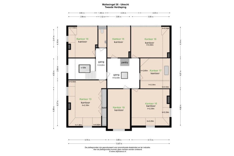 KantoorruimteaanMaliesingel 26<br/> inUtrecht