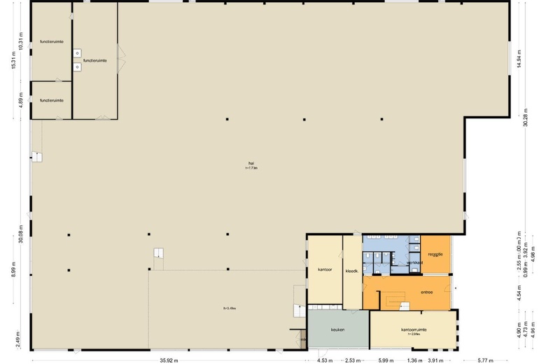 BedrijfsruimteaanKomkleiland 4<br/> inHeteren BedrijfsruimteaanKomkleiland 4<br/> inHeteren