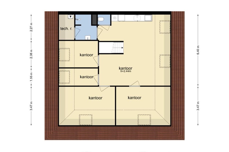 KantoorruimteaanWillemsplein 21<br/> inArnhem